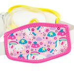 Neoprene Diving Mask Strap Cover for kids – Diving Mask Slap Straps - Neoprene Cover for Dive and Snorkel Masks- Kids’ Neoprene Cover for Swimming Goggles, Unicorn