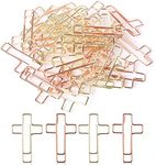 Mr. Pen- Cross Paper Clips, 35 Pack (Gold and Rose Gold Color), Bible Paper Clips, Journaling Paper Clips, Bible Study Supplies, Christian Journaling Supplies, Bible Journaling Items, Bible Clips