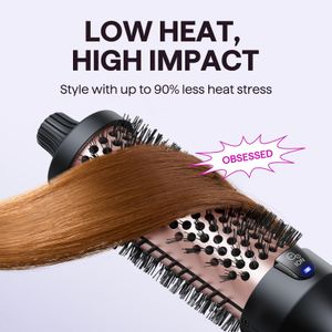 Wavytalk 38mm Thermal Brush – Rose Gold Hair Styling Tool
