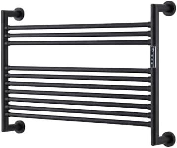 Electric Towel Warmer for Bathroom,Wall Mounted Heated Towel Rack, ES18LB