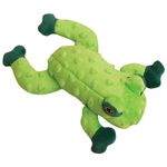 Health Extension SNUG AROOZ Cute Lilly The Frog Stuffed Animals for Dogs, Cool Puppy Toys, Tough & Durable Soft Squeaky for Chewers, for Pet - (10 inches, Green)