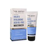 Dr. Sheth's Haldi & Hyaluronic Acid Oil-Free Moisturizer | Lightweight Moisturiser To Rehydrate Dull Skin | 1% Hyaluronic Acid, Cica Extract & Aquaporin Boosters | Women & Men | 50G, Adult