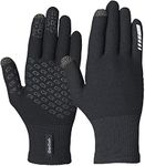 GripGrab Primavera 2 Merino Wool Spring Autumn Cycling Gloves Knitted Touchscreen Full Finger Anti Slip Bicycle Liners