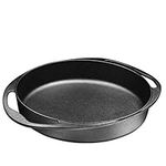 Double Handled Pre-Seasoned Cast Iron Round Tarte Tatin Dish Pan Mini Roasting Dish