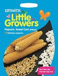 Unwins Pictorial Packet - Little Growers Sweet Corn Popcorn Robust - 50 Seeds