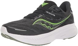 Saucony Men's Guide 16 Sneaker, Black/Glade, Size US 11