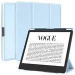 COO Case For Kindle Scribe(2022 Released)10.2 Inch Tablet-Premium Slim Pu Shell Leather Cover Case With Auto-Wake/Sleep For Amazon Kindle Scribe E-Reader 2022,Sky Blue