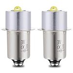 LudoPam LED Conversion Kit Upgrade Bulb Compatible for Maglite Flashlight 2 Cell C/D, 2 Pack