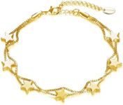 Philip Jones Gold Plated Star Bracelet