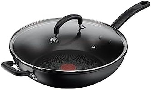 Tefal Specialty Hard Anodised Non-Stick Wok 32cm + Lid, B4849417