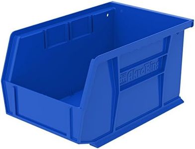 Akro-Mils 30237 AkroBins Plastic Hanging Stackable Storage Organizer Bin, 9-Inch x 6-Inch x 5-Inch, Blue, 12-Pack