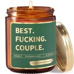 Anniversary Candle Gift for Couple - Lavender Scented Soy Wax Candle, 9oz ; Wedding Anniversary Presents for Him and Her - Unique Happy Anniversaty Cute Gifts Idea - Funny Gift for Married Friends