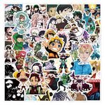 ANCIARY Vinyl Stickers for Laptop, Mobile Phones, Computer, Bicycle, Bike, Luggage, Scrapbook, Guitar |Waterproof Stickers|Anime (Pack of 50)