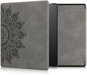 kwmobile Cover Compatible with Amazon Kindle Oasis 10. Generation Cover - eReader Case - Rising Sun Grey