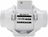 VENTS UK 4 inch Loft Mounted Inline Shower Ceiling Powerful Ventilation Damp Control 100mm In Line Bathroom Extractor fan with Run On Timer 100 mm Silent In-line Toilet Ventilator