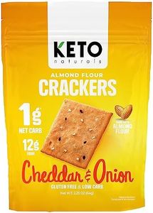 Cheddar & Onion Almond Flour Crackers (8x64g)