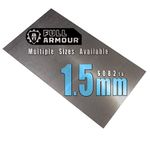 1.5mm Aluminium Sheet Plate - Grade 6082 T6… (150mm x 250mm)