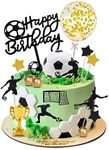 Lukinuo 29pcs Soccer Cake Topper So