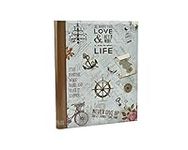 Large Self Adhesive Photo Album Hold Various Sized Picture Up to A4 Size 20/Sheets 40/Sides (Slogan Art)