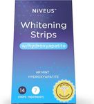 Niveus Teeth Whitening Strips, Sensitive Whitening Strips, 7 Whitening Treatments, 9% Hydrogen Peroxide with Hydroxyapatite to Reduce Sensitivity and Protect Enamel, 14 Strips, Mint