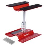 Hobbypark Aluminum Alloy RC Car Work Stand Repair Workstation 360 Degree Rotation Lift/Lower Tools for 1/12 1/10 1/8 Scale Car Models (Red)