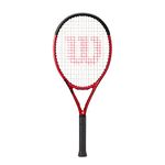 Wilson Clash Jr Tennis Racket, For Kids, Carbon Fibre, Head-Heavy (Grip-Light) Balance,Red,26