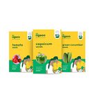 UGAOO Vegetable Seeds Combo Of Capsicum, Tomato, Green Cucumber (Long)