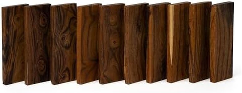 Exotic Ironwood Blanks Kit from The Sonoran Desert. (10 Large Pieces) Dimensions 5 1/8 x 1 1/4 x 3/8 in.