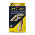 FUTURO Therapeutic Knee Length Stocking Open Toe/Heel Firm Medium Beige 1 Each (pack of 2)