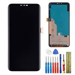 Super AMOLED Compatible with LG V40 ThinQ V405 LM-V405 LM-V409N 6.4 inch LCD Touch Screen Display Digitizer Assembly with Tools