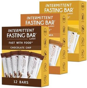 Prolon Fast Bars Variety Pack | Coconut Macadamia Nut, Chocolate Chip, Nuts & Honey | Intermittent Fasting Bars | Keto, Gluten Free, Plant Based Protein | Developed to Not Break Your Fast | 12 Ct