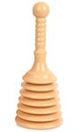 XREXS Sink Plunger, Drain Plunger for Kitchens, Sinks, Bathrooms, Baths, Waste Pipes and Showers. Powerful Plunger Sink Unblocker with Large Bellows, Heavy-Duty