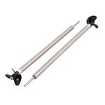 sourcing map 1Pair Boat Model Accessories 3mm Dia 200mm Long Drive Shaft w 3-Vanes Propeller