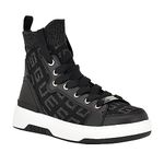 Guess Women's Mannen Sneaker, Black 001, 11