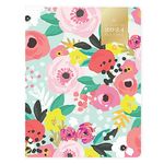 Day Designer for Blue Sky 2024 Monthly Planner, 8.5" x 11", Clear Cover, Stapled Binding, Secret Garden Mint (140104-24)