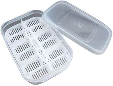 Reptile Egg Breeding Hatchery Box Incubator Tray Container Box for Snake Gecko Lizard (12 Holes)