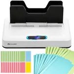 Mxmoonant Thermal Binding Machine Kit, No Preheat Time, Digital Display, 3 Levels Binding Time, Electric Binder 500 Sheets, Come with 20pcs Binding Covers & 40pcs Stickers 110V