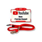 YouTube Novelty ID Card - YouTuber - YouTube Accessories - YouTube Channel