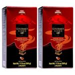 Trung Nguyen Coffee Gourmet Blend Vietnamese Ground Coffee Artificial Coffee and Chocolate Flavours 500g (Pack of 2) by CNMART