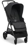 Mamas & Papas Libro, Lightweight Travel Stroller, Buggy, One Handed Fold, Compact Storage, Lie-Flat Seat, Newborn to 4 Years, Liquorice