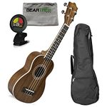 Lanikai MA-S Mahogany Soprano Ukulele w/ Gig Bag, Cloth, and Tuner