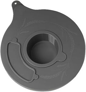 Lawenme Mixer Glass Bowl Cover for KitchenAid K5GB 5 Quart Tilt-Head Stand Mixer, Splash Guard with Add Ingredient Opening, Glass Bowl Lid to Prevent Ingredient Spills