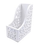 THE URBAN STORE Decorative Handcrafted Magazine Wooden Holder for Home and Office