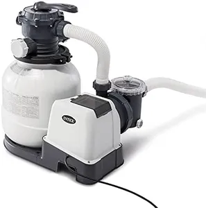 Intex SX2100 Krystal Clear Sand Filter Pump for Above Ground Pools: 2100 GPH Pump Flow Rate – Improved Circulation and Filtration – Easy Installation – Improved Water Clarity – Easy-to-Clean