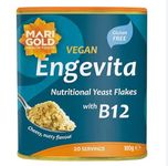 Marigold Vegan Engevita Yeast Flakes with Vitamin B12 100g (Pack of 4)