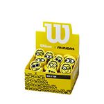 Wilson Unisex Minions 2.0 Vibration Tennis Dampener, Yellow, 75 PK UK