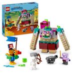 LEGO Minecraft Legends The Devourer Showdown Set featuring Popular Characters, Building Toys for Kids, Boys & Girls aged 8 Plus with Figures and Diamond Sword, Gift for Gamers 21257