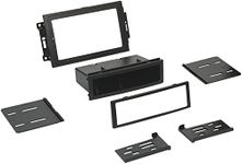 Scosche CR1289B Compatible with 2005-08 Chrysler / Dodge / Jeep ISO Double DIN & DIN+Pocket Dash Kit, models w/Nav