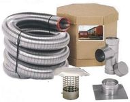 Forever Vent SW620SSK Double Ply Chimney Liner, 6" x 20 feet, Stainless Steel