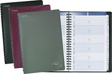 Mead Large Telephone/Address Book, 8-1/4 X 5-9/16 Inches, 82 Pages, Assorted Colors (64010)